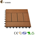 Wooden plastic base deck tile